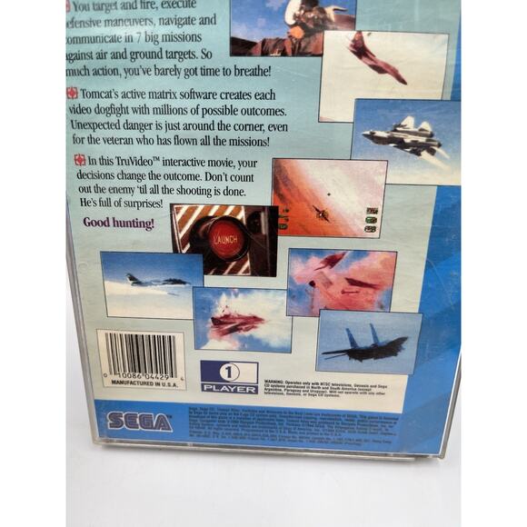 Sega Genesis CD Tomcat Alley, Complete w/ Manual - Picture 4 of 9